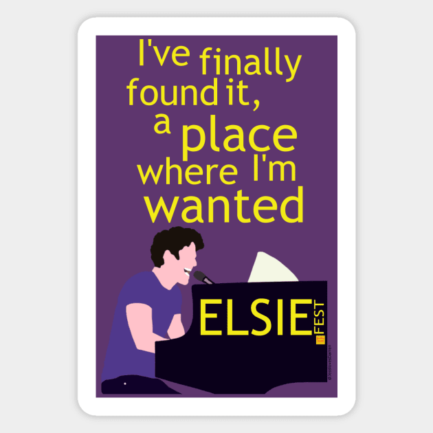 To have a home (new) Sticker by ElsieCast